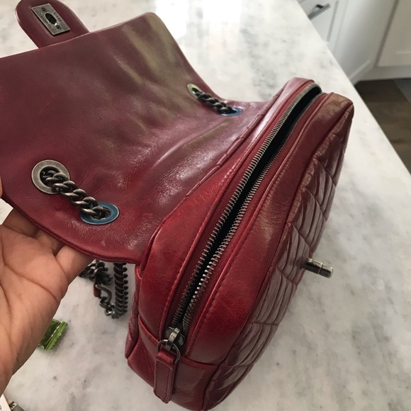 SOLD! Chanel easy flap bag with ruthenium hw- - Picture 4 of 8